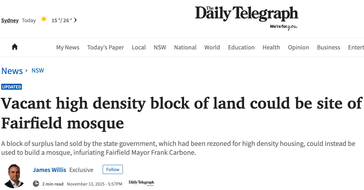 EXCLUSIVE: The phantom mosque and the media that ran with a ghost story