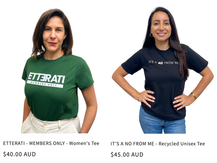 They’re here: Etterati Tees and 'It’s a No From Me' - limited stock